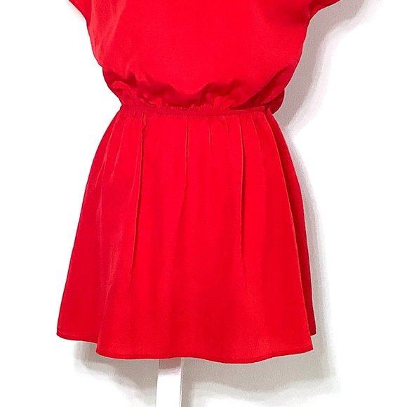Petticoat Alley Dress Fun & Flirty Sateen Poly Red XS - Picture 4 of 9